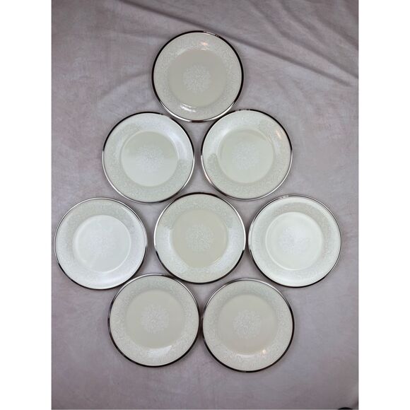 Lenox Moonspun Salad Plates Set of 8 - Picture 1 of 6